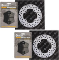 Complete Rear Brake Rotor Pad Semi Metallic Kit M680846