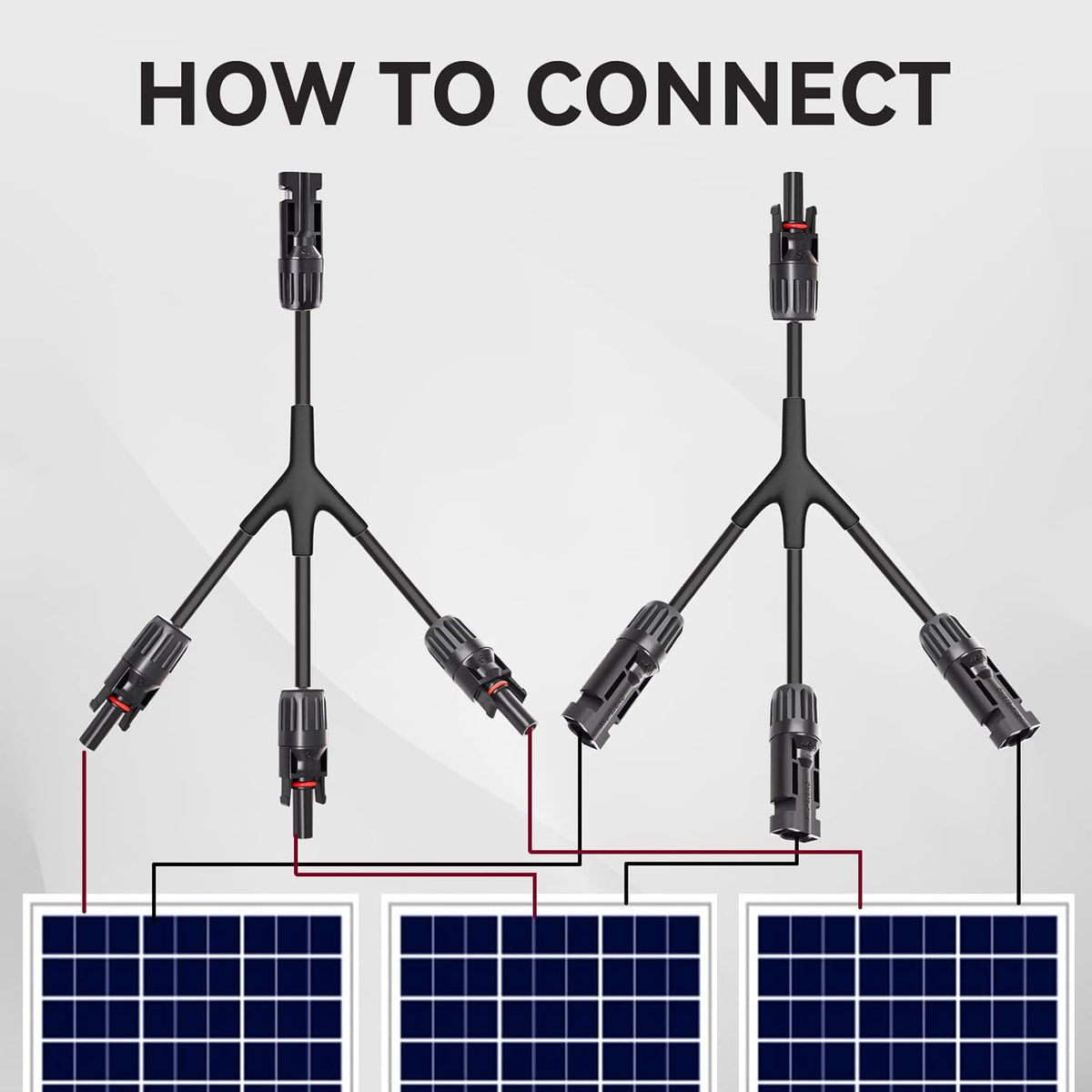 1 Pair Solar Panel Parallel Adapter G216