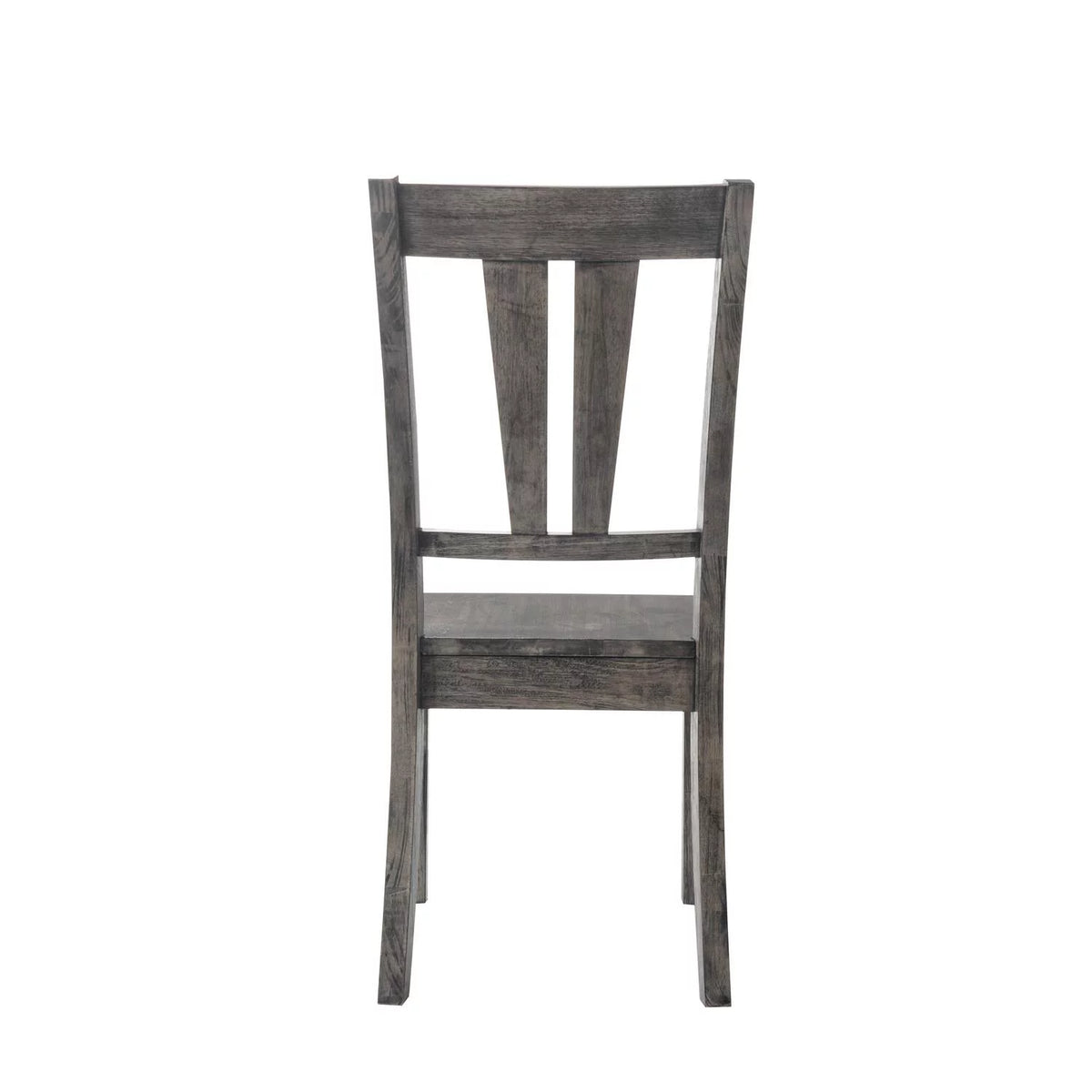 Gray Faux Leather Dining Chair Set of 2 A49922