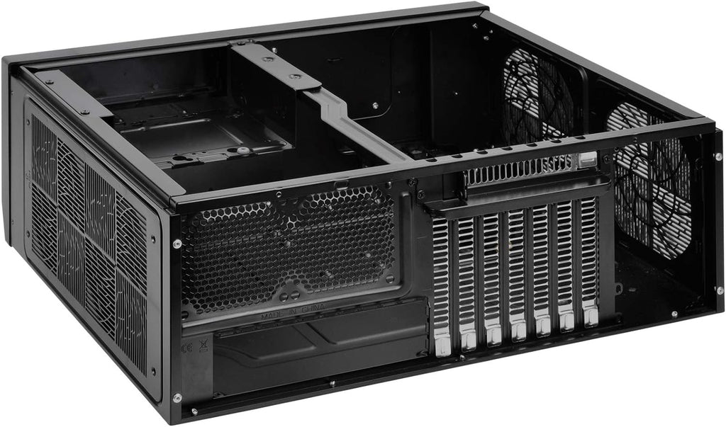 SilverStone Technology GD09B Home Theater Computer Case with Faux Aluminum Design for ATX/Micro-ATX Motherboards W2851
