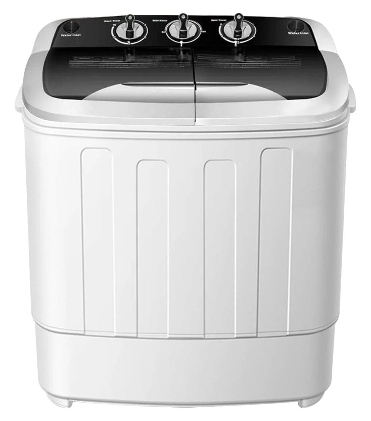 Compact Mini Washer Machine with 8 lbs Washing and 5 lbs Spin Dryer W6244