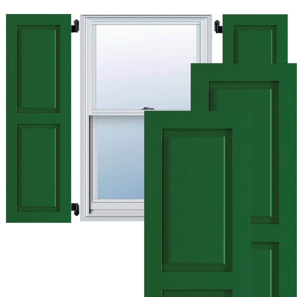 18x22W x 28x22H Exterior Composite Raised Panel Shutters (Per Pair) M7709