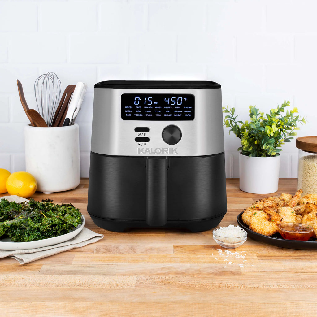 4 Quart Digital Air Fryer with 4 Accessories C7049