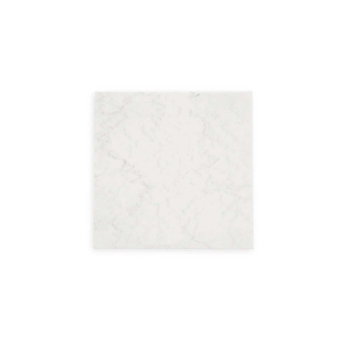Square Accent Table with White Marble Tabletop E57785