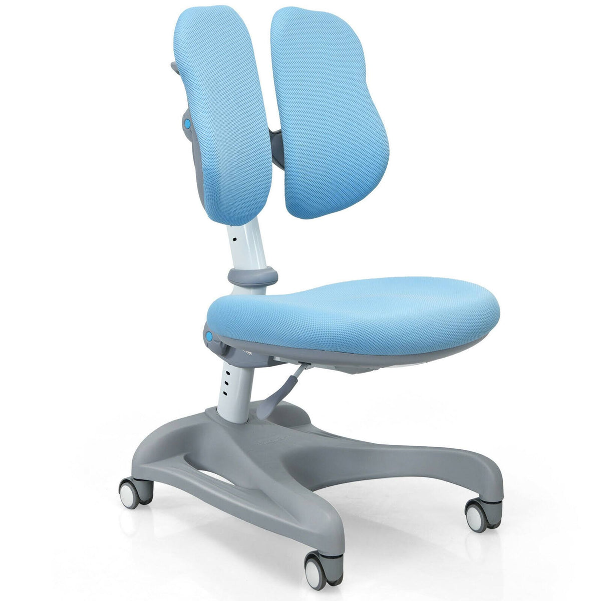 Kids Study Desk Chair with Sit-Brake Casters B585291