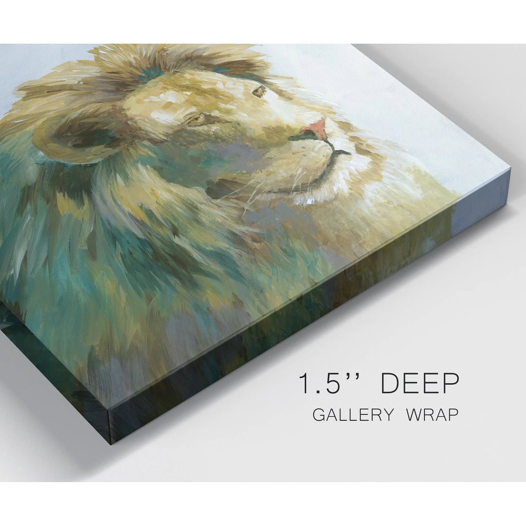 Jade Lion Gallery Wrapped Canvas 10X10 V99387