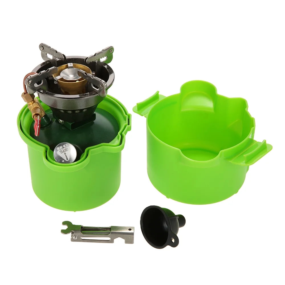 Portable Gasoline-burning Camping Furnace Cooker U723381