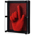 Red 3D Pin Art Board Toy L112
