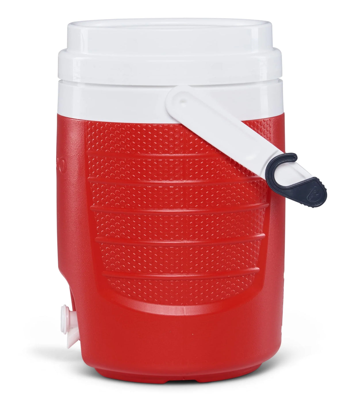 2-Gallon Plastic Beverage Jug with Hooks Blue A2213