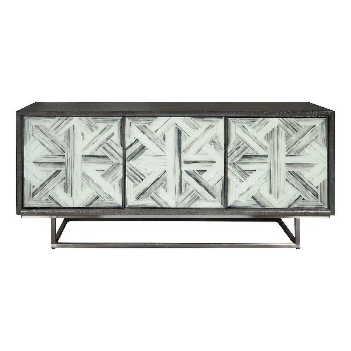 3-Door Wood Credenza with Adjustable Shelf G853