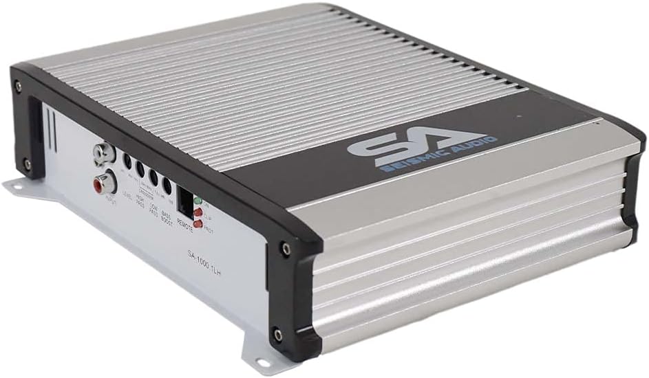 Dual 12 Inch Vented 1200 Watt Car Audio Subwoofer with LED Lights Enclosure Package with Amplifier & Cables Z92899