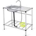 Stainless Steel Single Bowl Utility Sink U224444