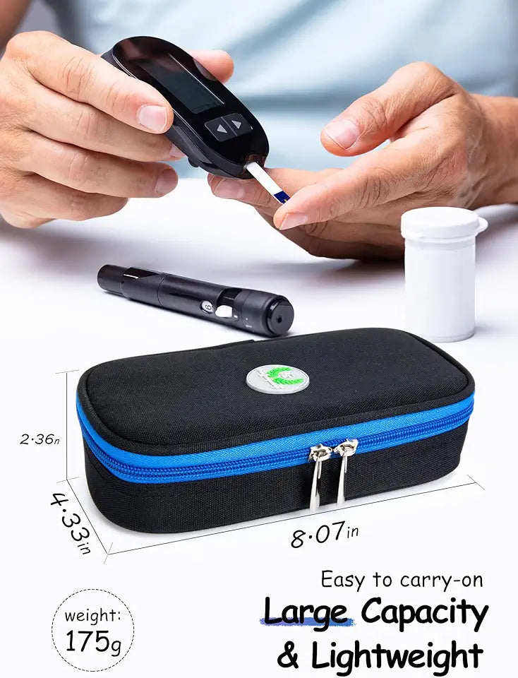 Insulin Cooler Travel Case and Gel Ice Pack Bundle L3485