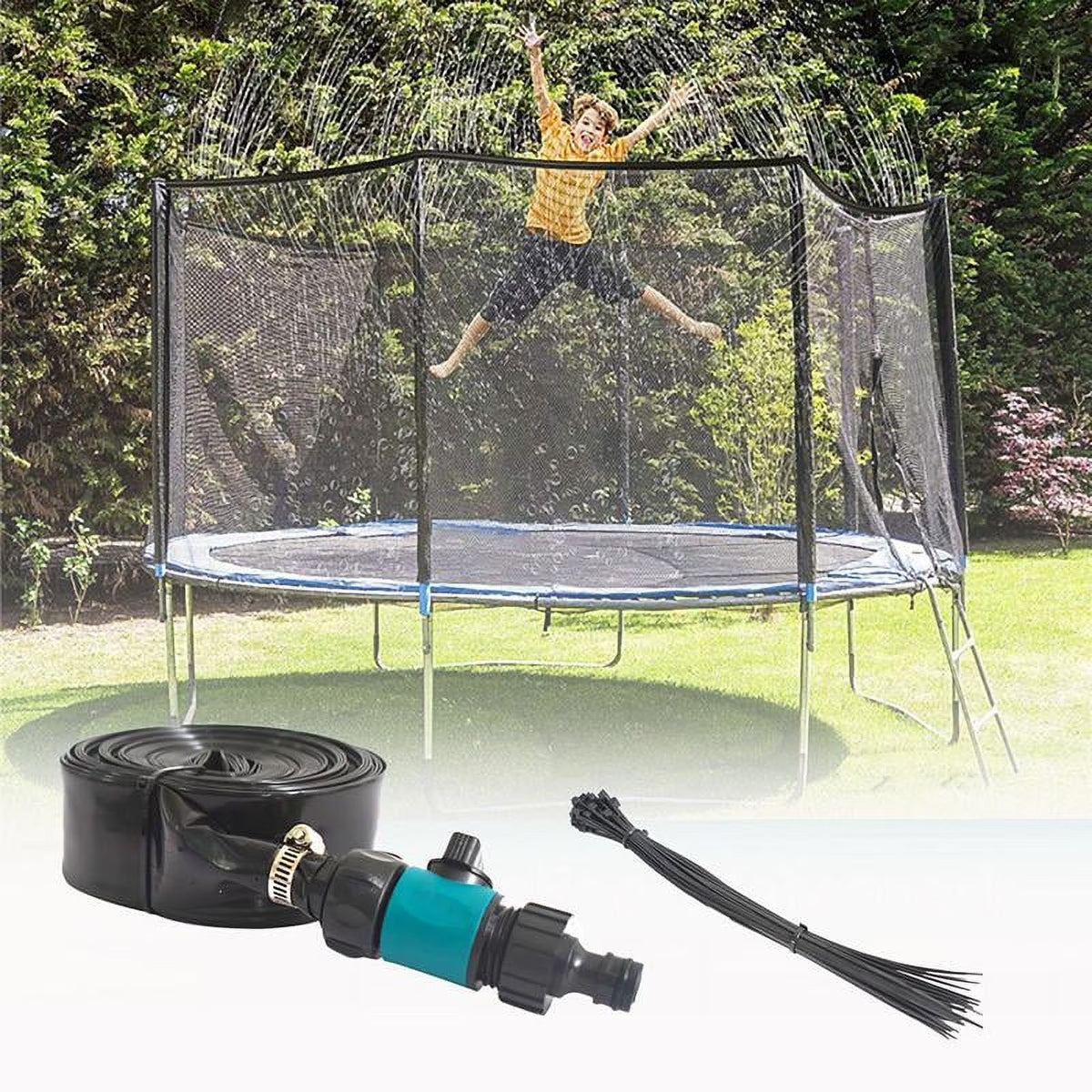 Trampoline Sprinkler Water Sprayer Toy H25644