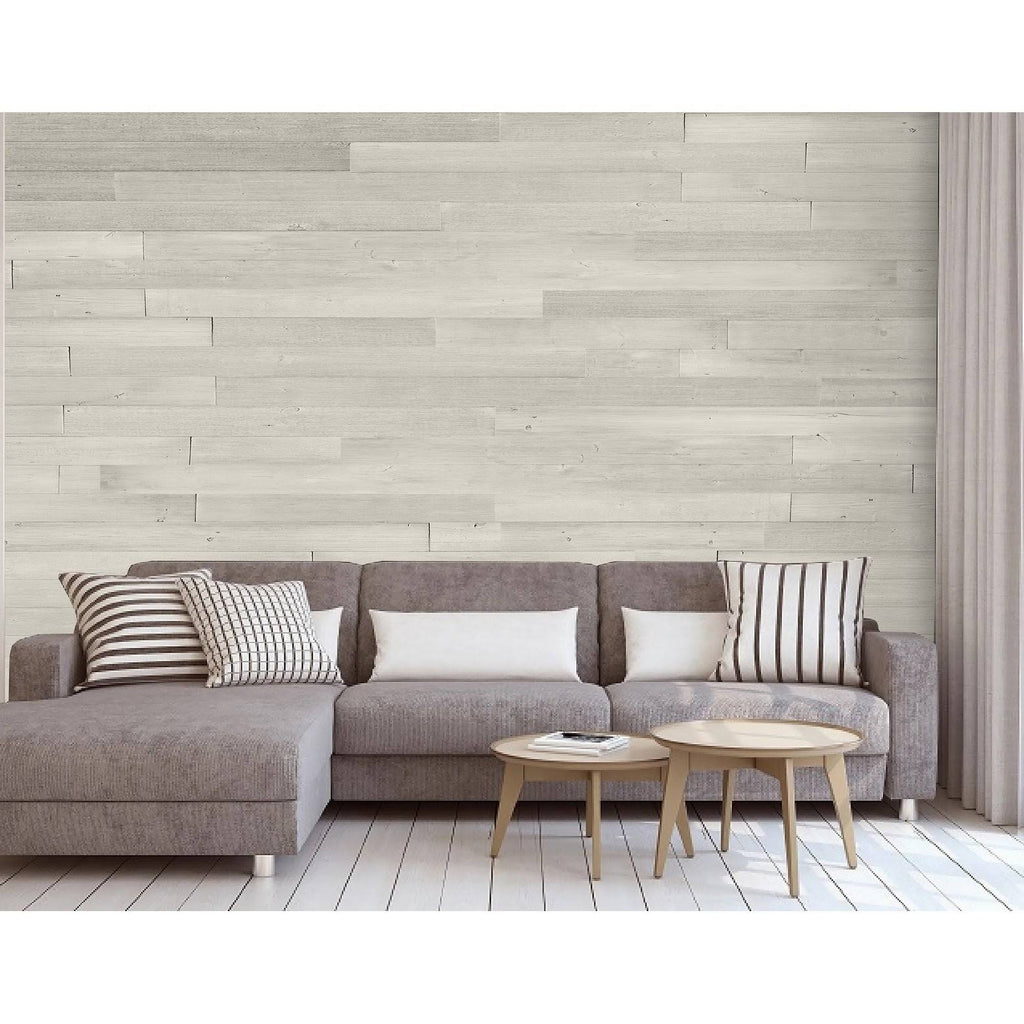 Reclaimed Peel & Stick Solid Wood Wall Paneling Y342644
