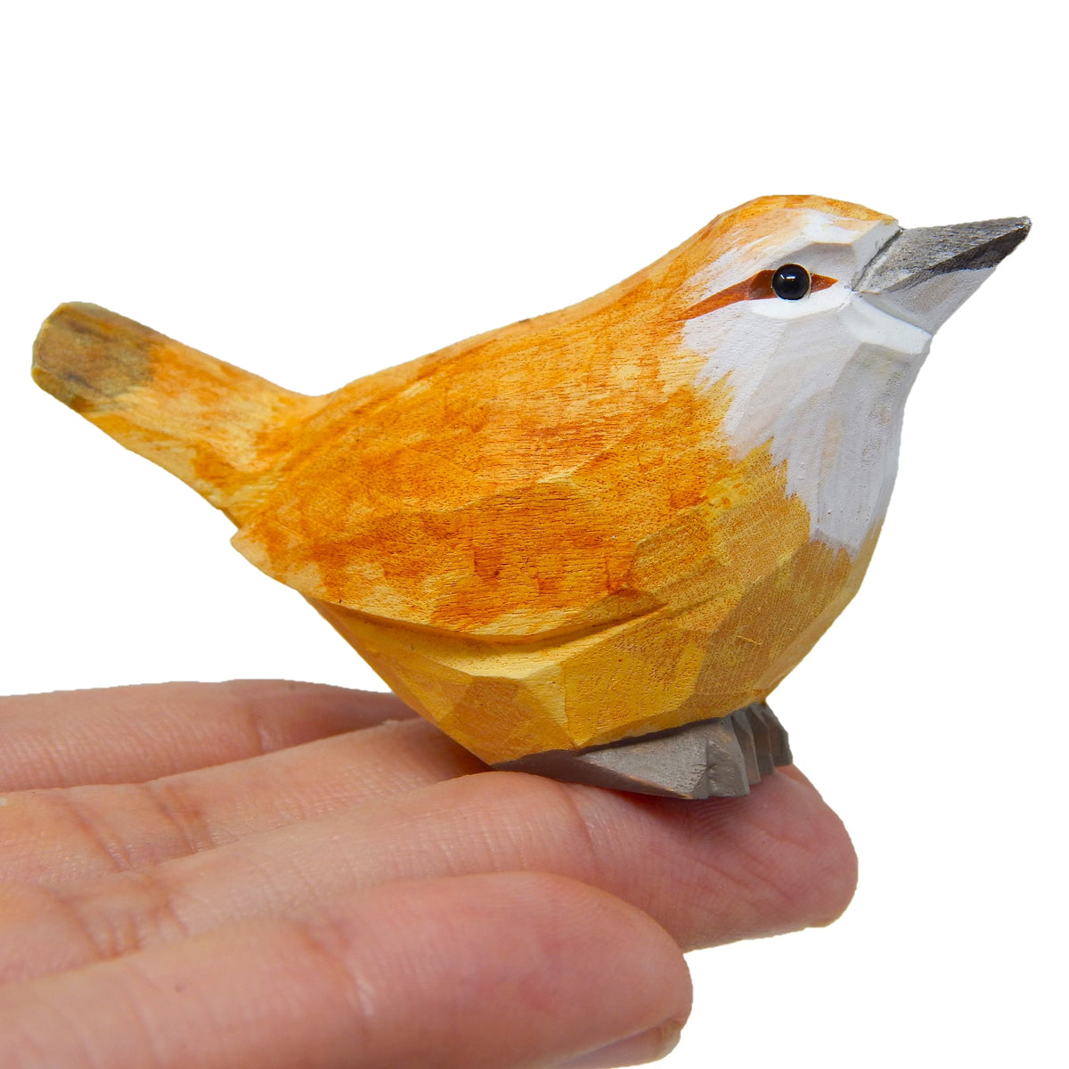 Wood Figurine Statue Handmade Carving K845269