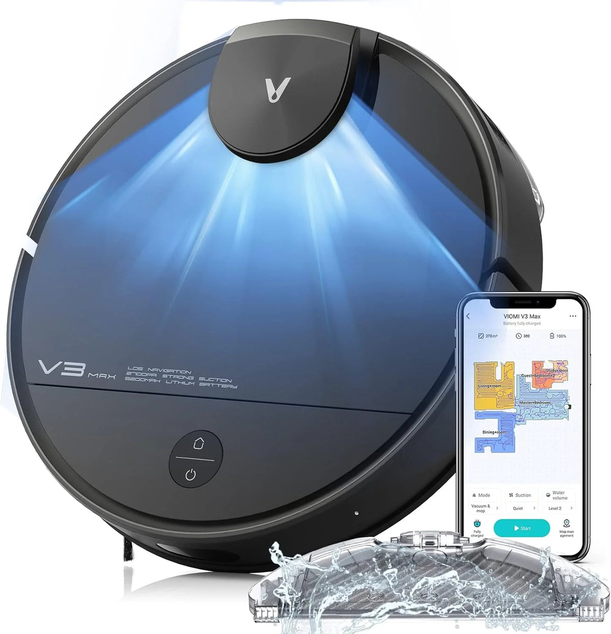 Robot Vacuum and Mop Combo with Lidar Navigation K40380
