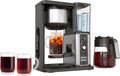 Black 12-cup Drip Coffee Maker with Single Serve Brewing D400649