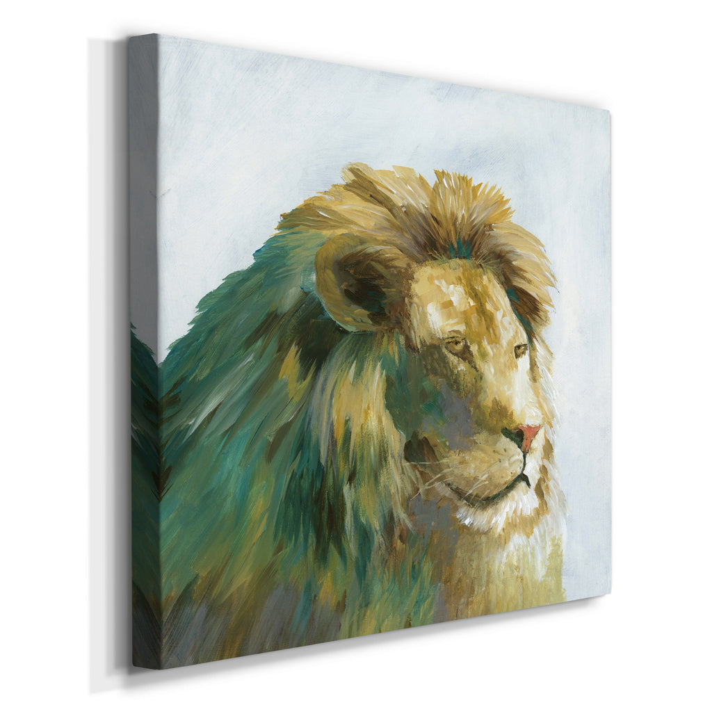 Jade Lion Gallery Wrapped Canvas 10X10 V99387