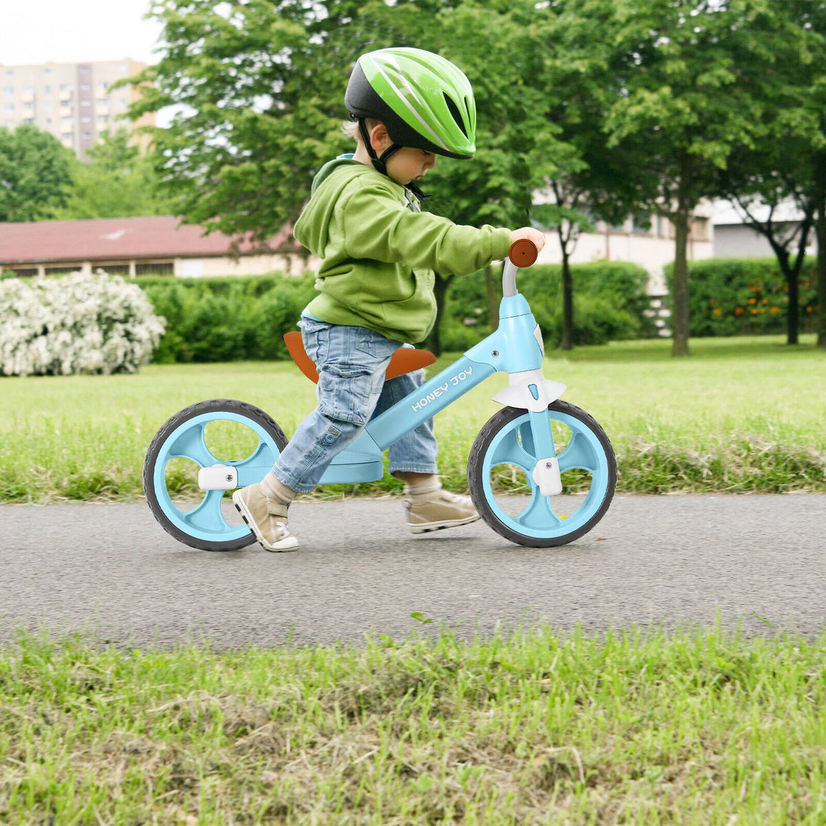 Blue No-Pedal Toddler Balance Bike A584