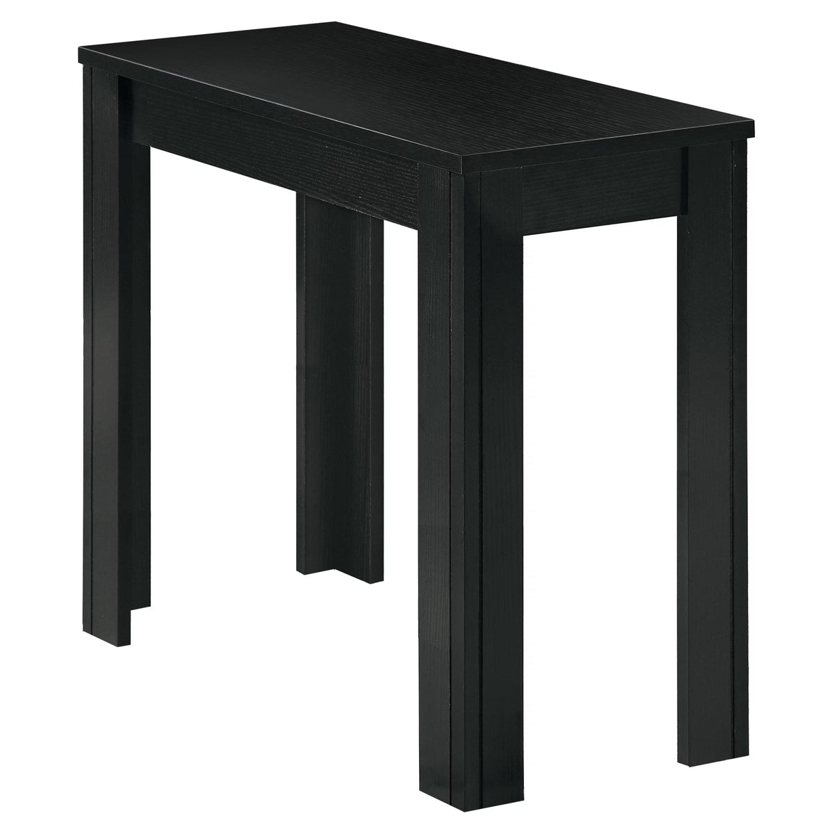 Black Transitional Rectangular Accent End Table Q82513