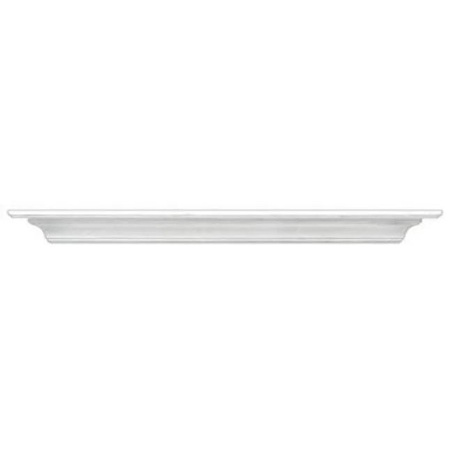 White 60 in. Mantel Shelf S246