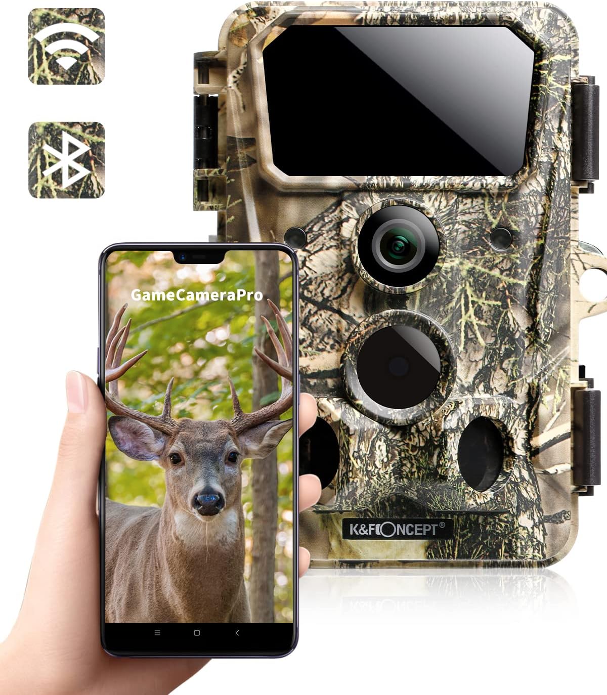 4K 30MP WiFi Trail Camera with Night Vision A6321