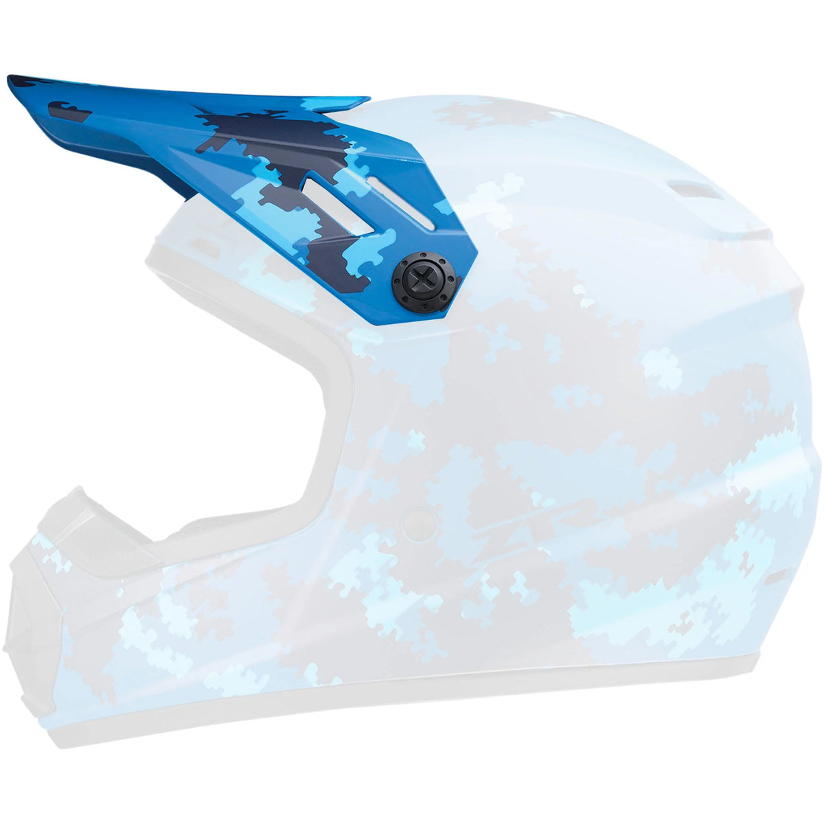Youth Helmet Replacement Visor/Peak Blue C9473