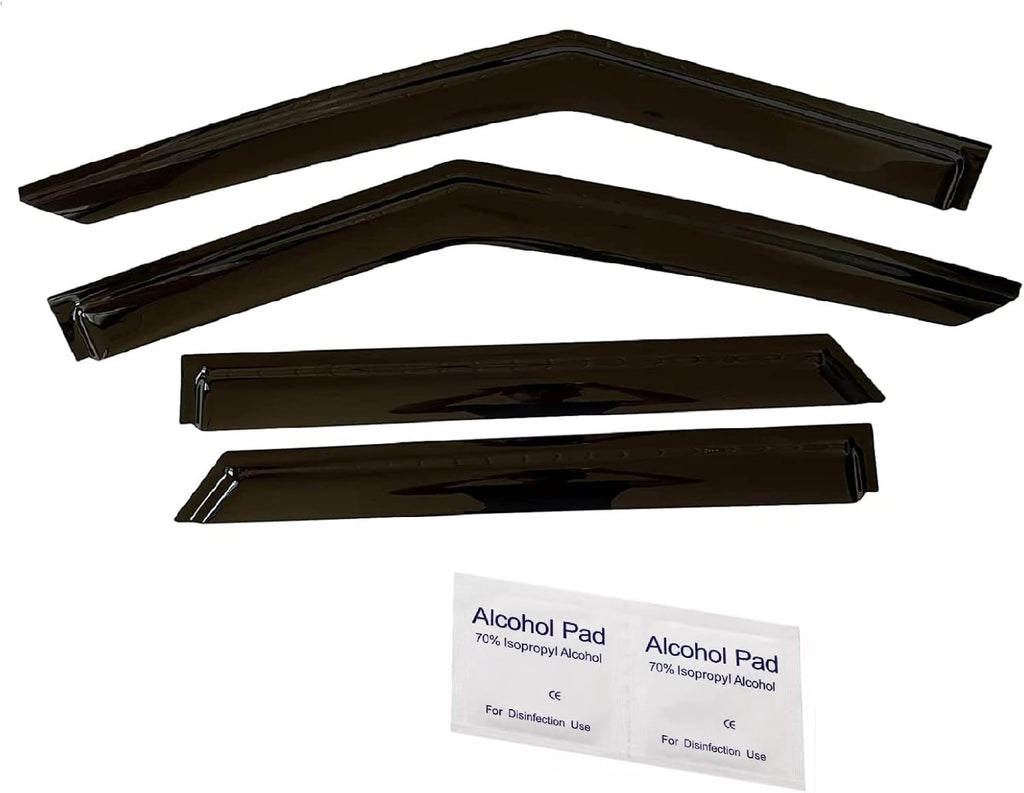 4 Pcs Set Side Window Vent Visor Rain Guards U648