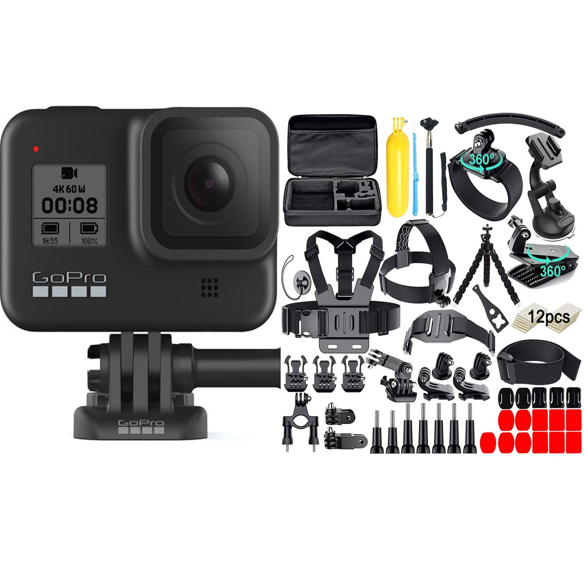 HERO8 Black Action Camera Accessories Kit Y960656