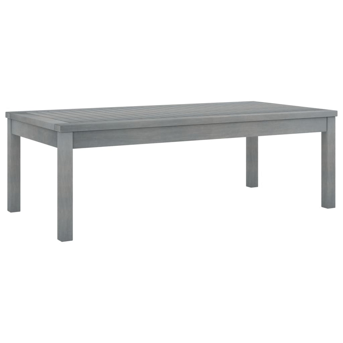 5 Piece Dark Gray Cushioned Outdoor Conversation Set with Coffee Table J687483