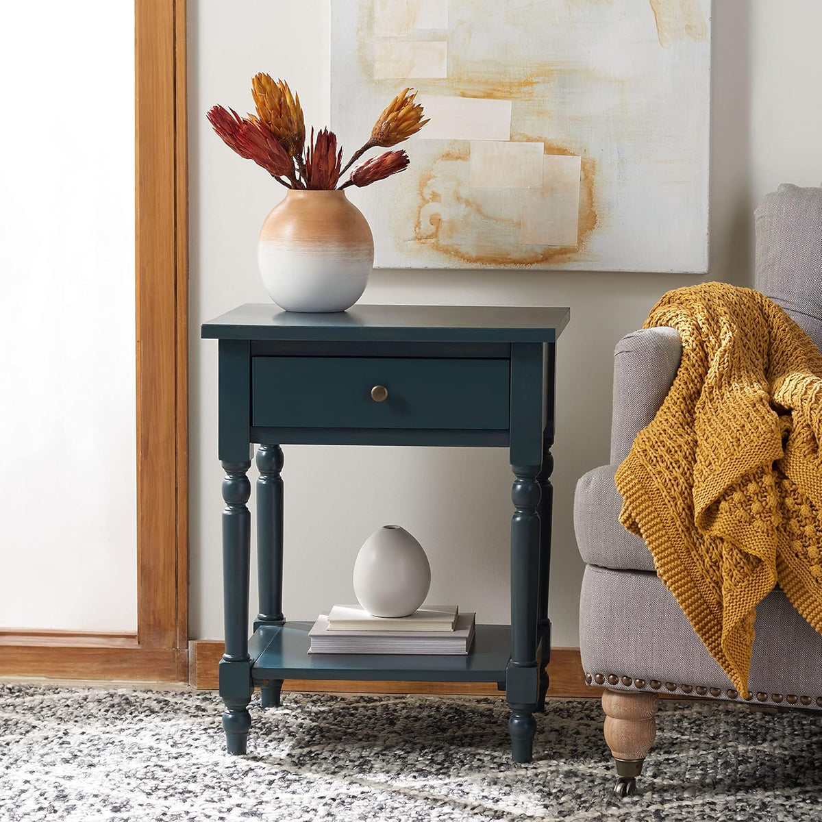 Ash Grey Accent Table L79823