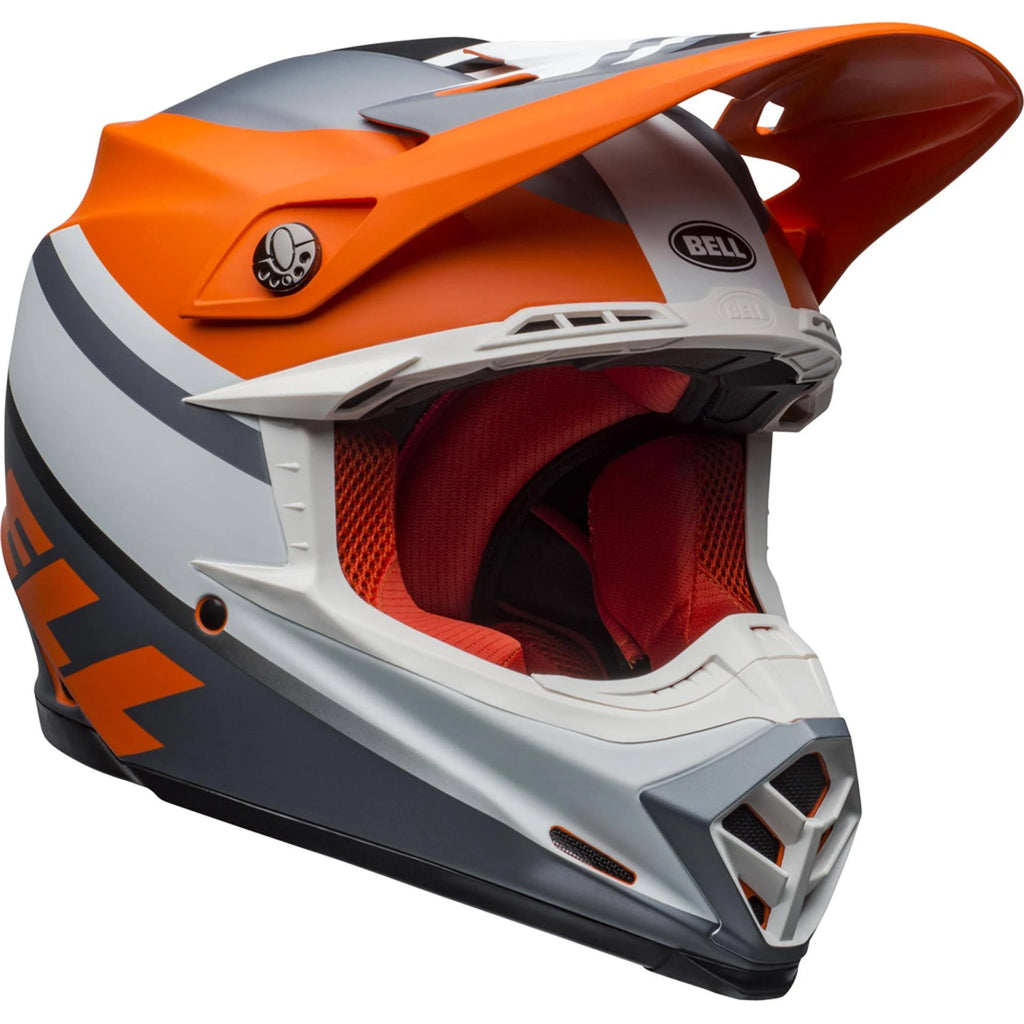 Orange/Black/Gray Moto-9 MIPS Helmet S778