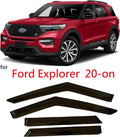 4 Pcs Set Side Window Vent Visor Rain Guards U648