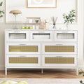 7 Drawer Rattan Wood Dresser J8854