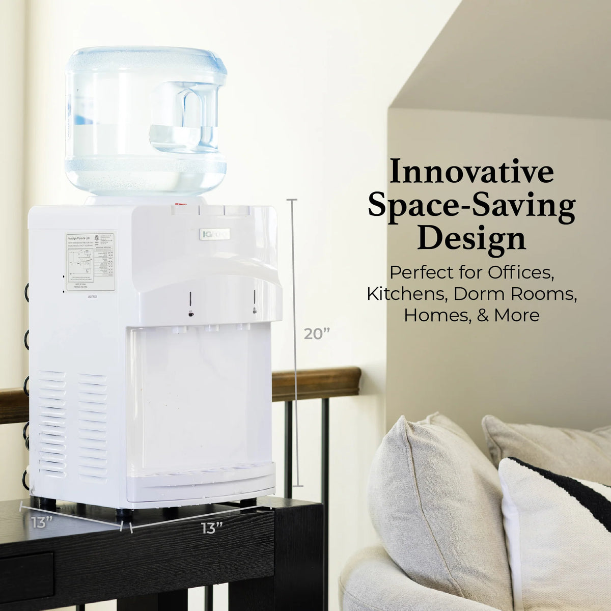 White Top Loading Hot & Cold Water Dispenser L664843