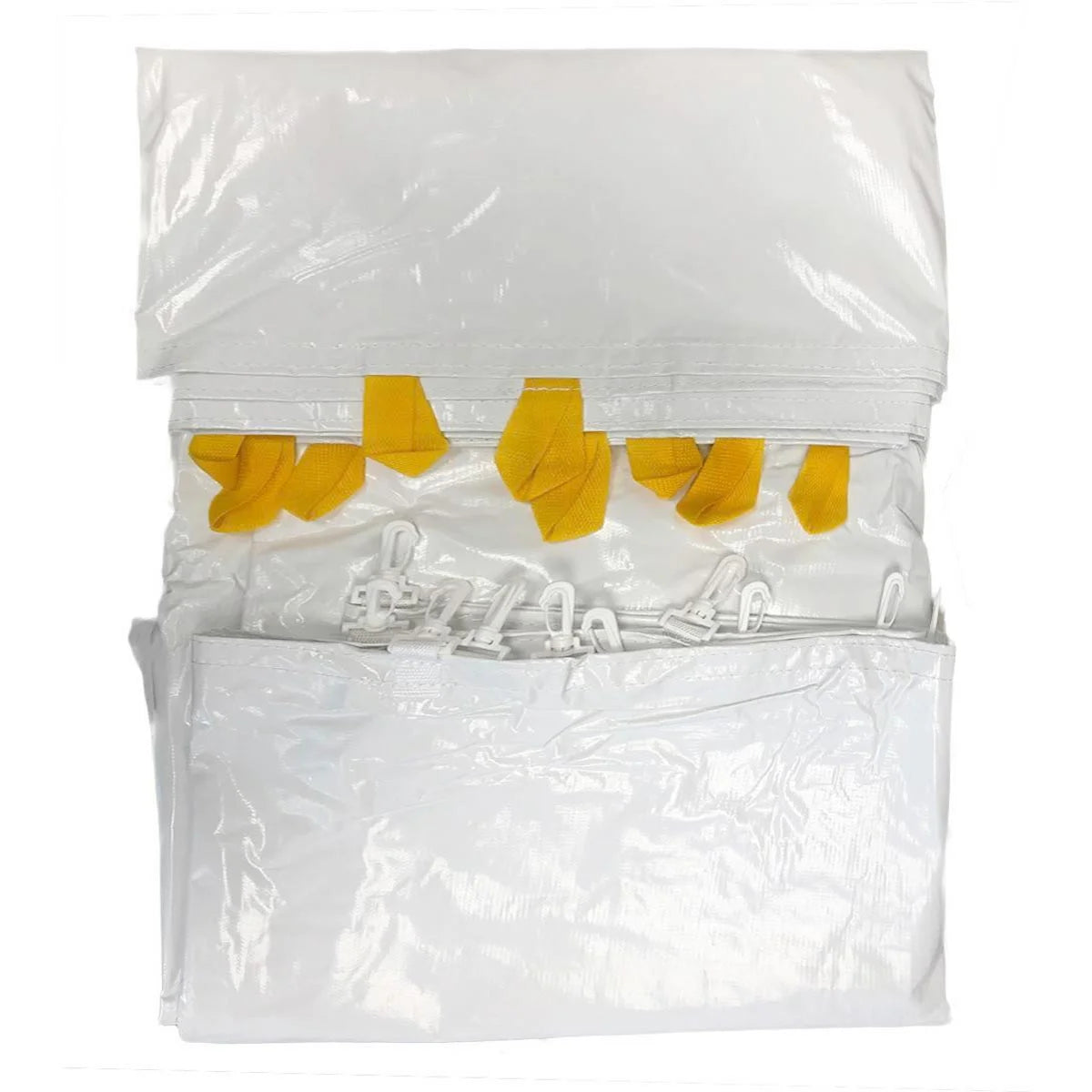 White Blockout Sidewall Kit for 8 ft Sides, 30 ft x 40 ft V68852