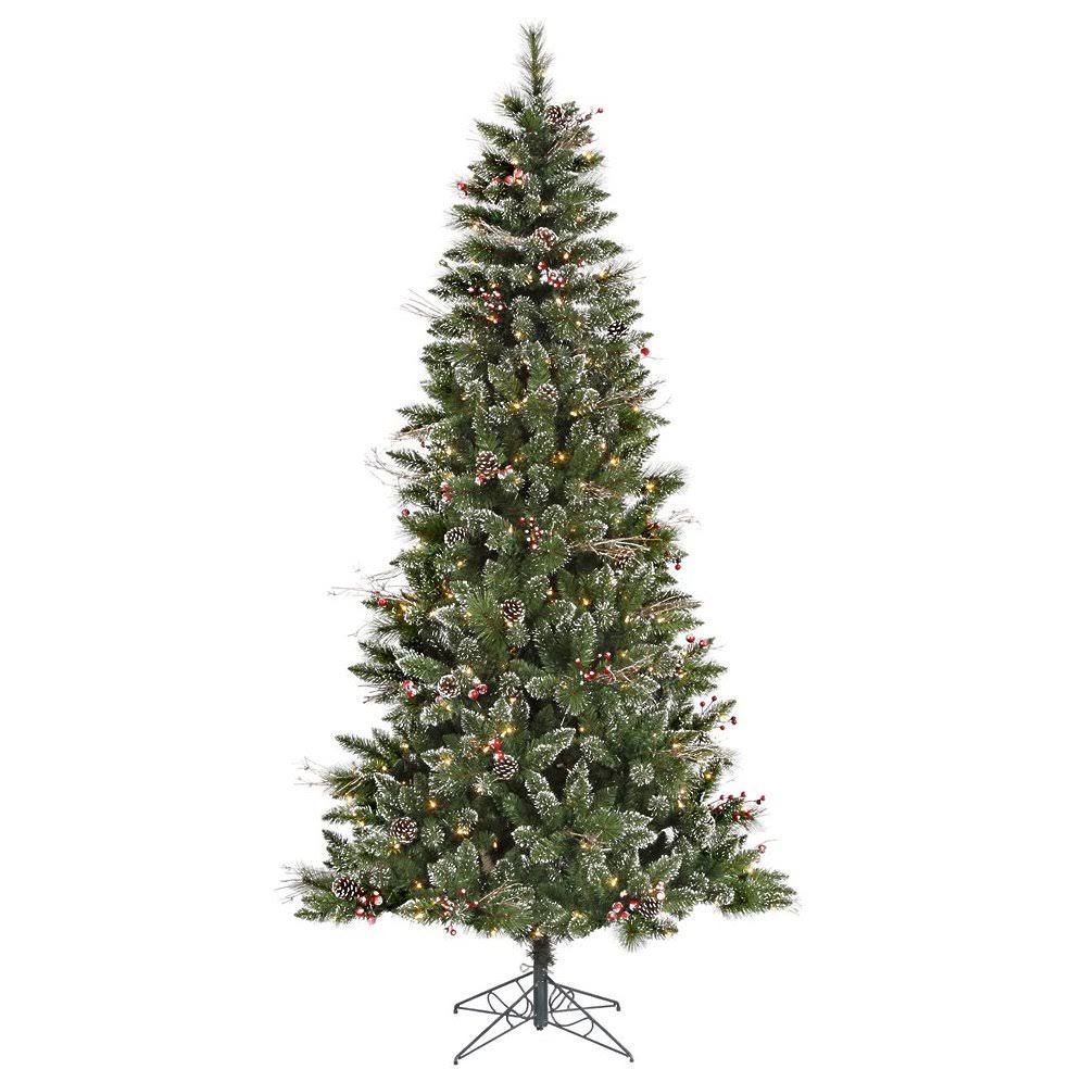 6 ft. x 36 in. Christmas Tree with Warm White LED Lights V417