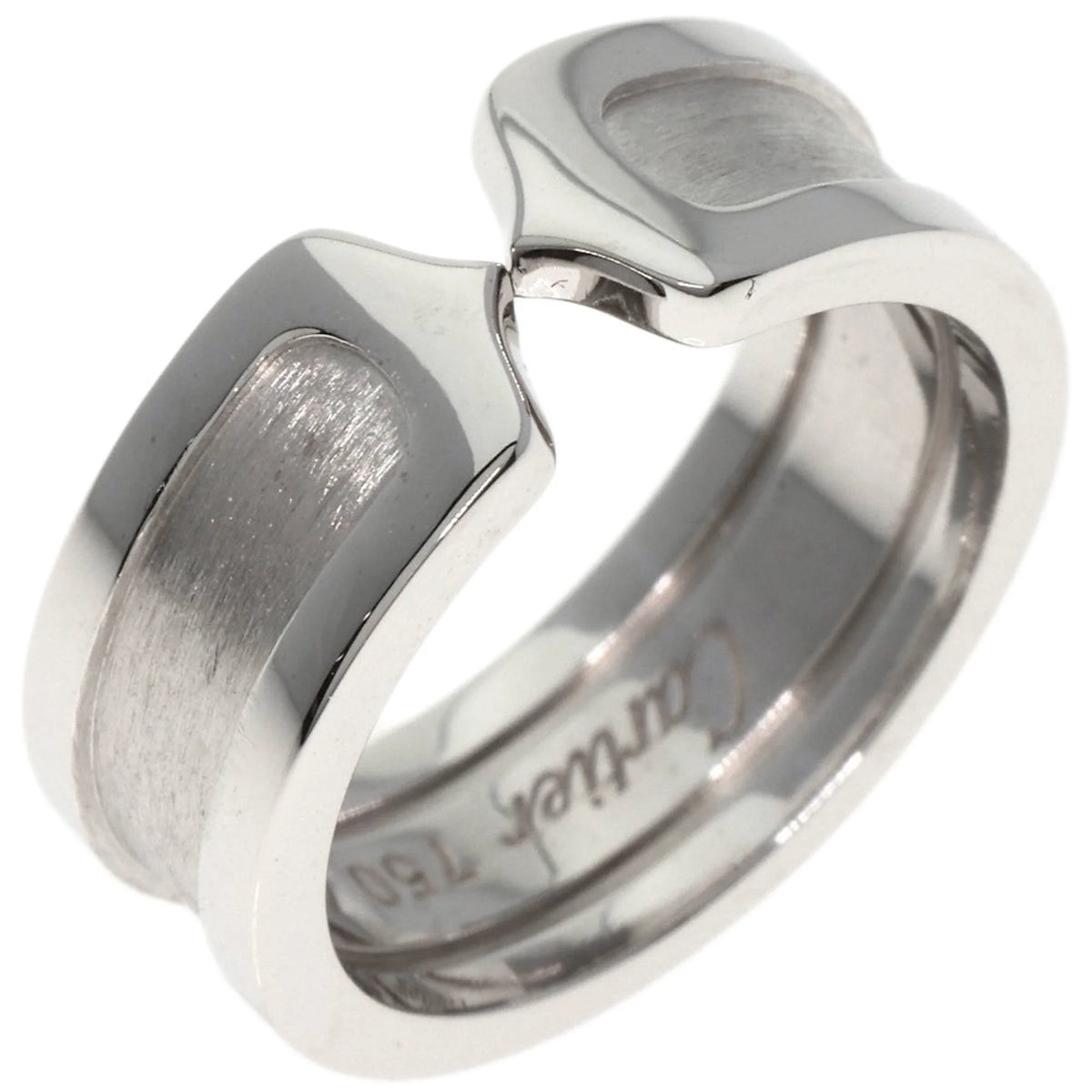 K18 White Gold Ladies Ring A702