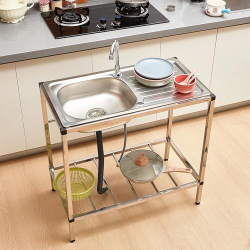 Stainless Steel Single Bowl Utility Sink U224444