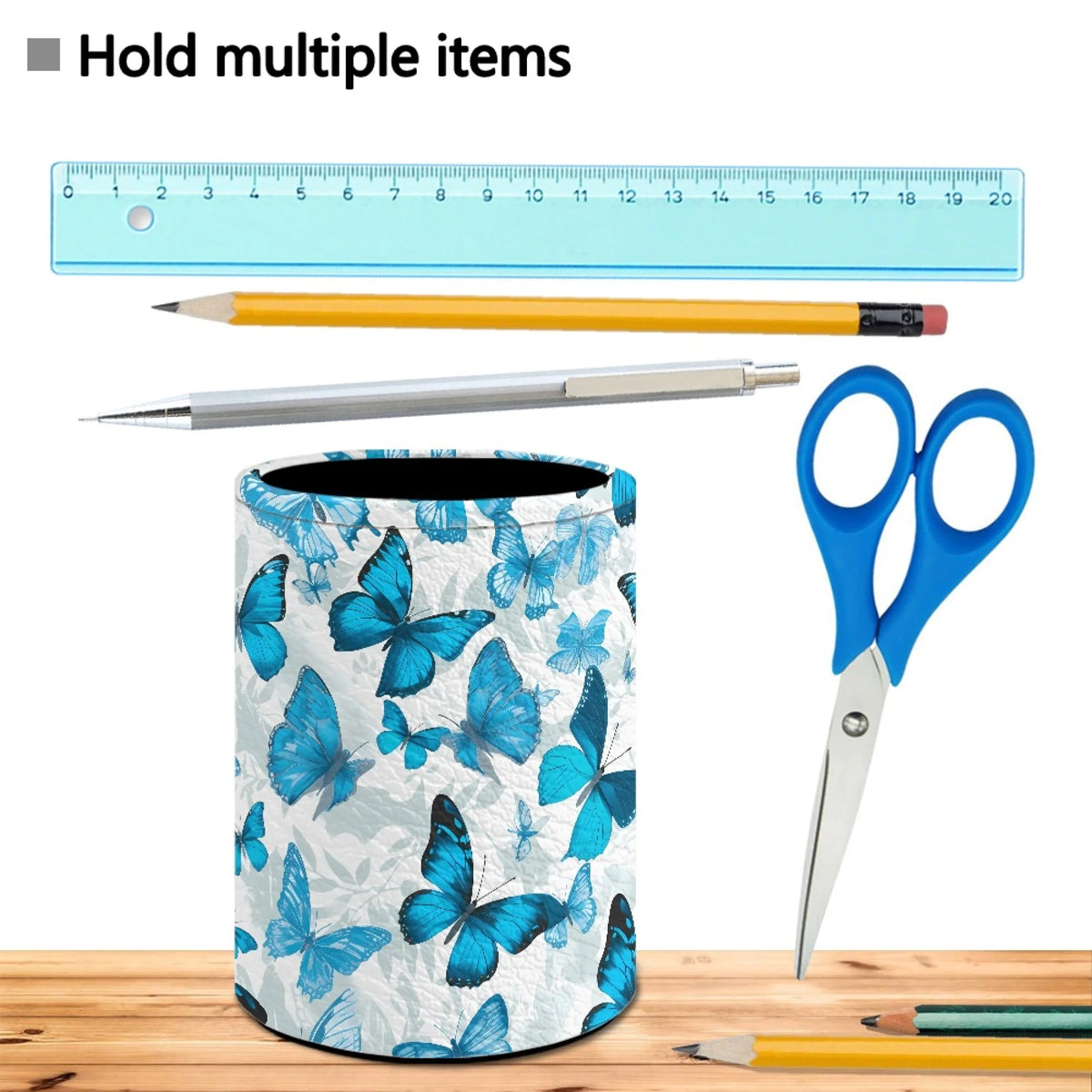 Leather Pencil Holder Desk Organizer K975