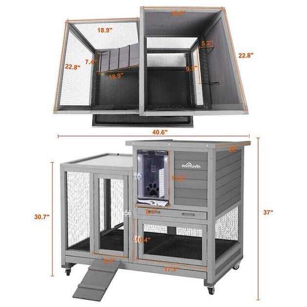 Outdoor & Indoor Bunny Hutch Q4079