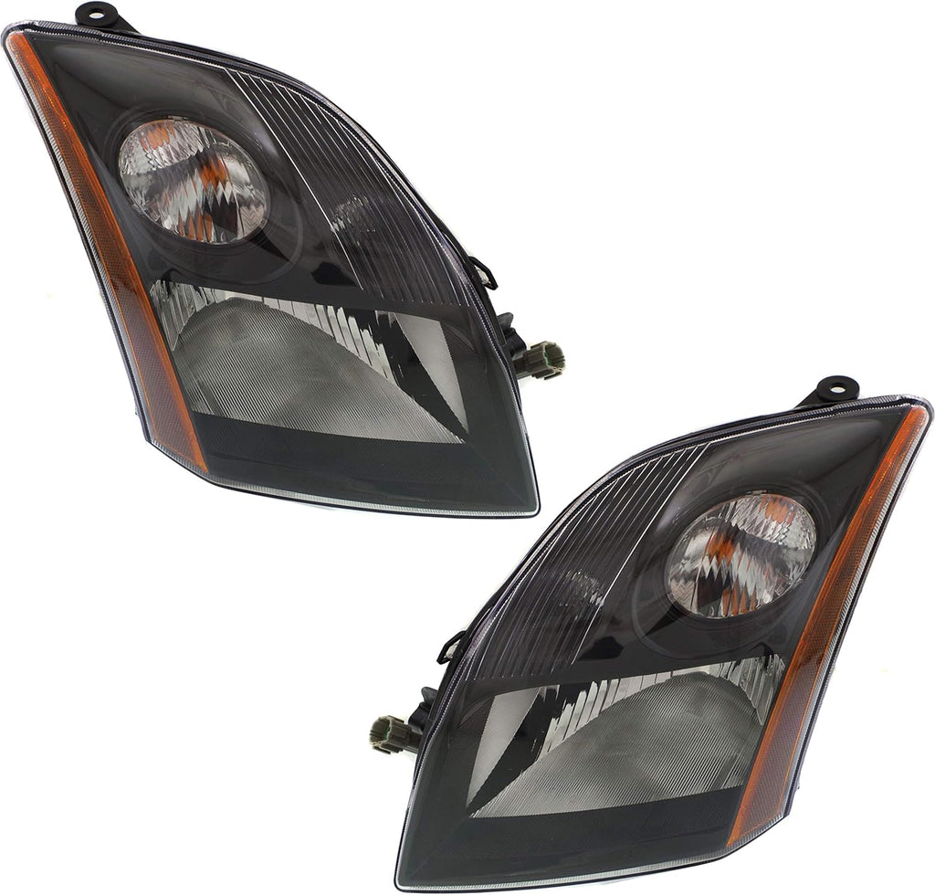 Headlight Set Compatible with 2007-2009 Nissan Sentra Halogen U627