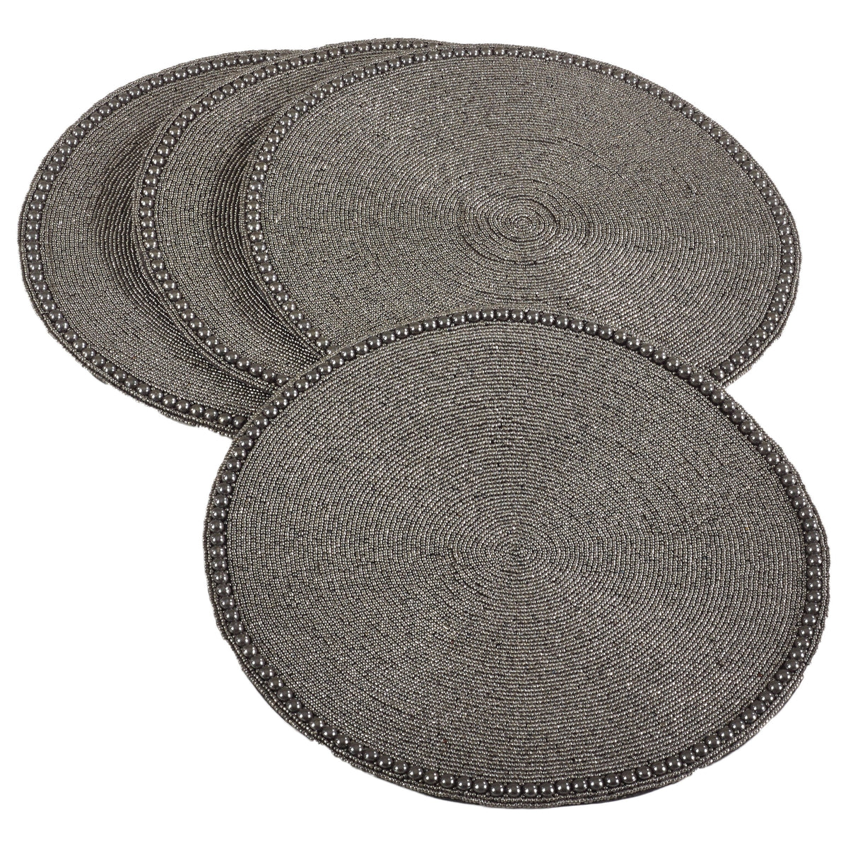 Glass Beaded Placemat Set of 4 V371
