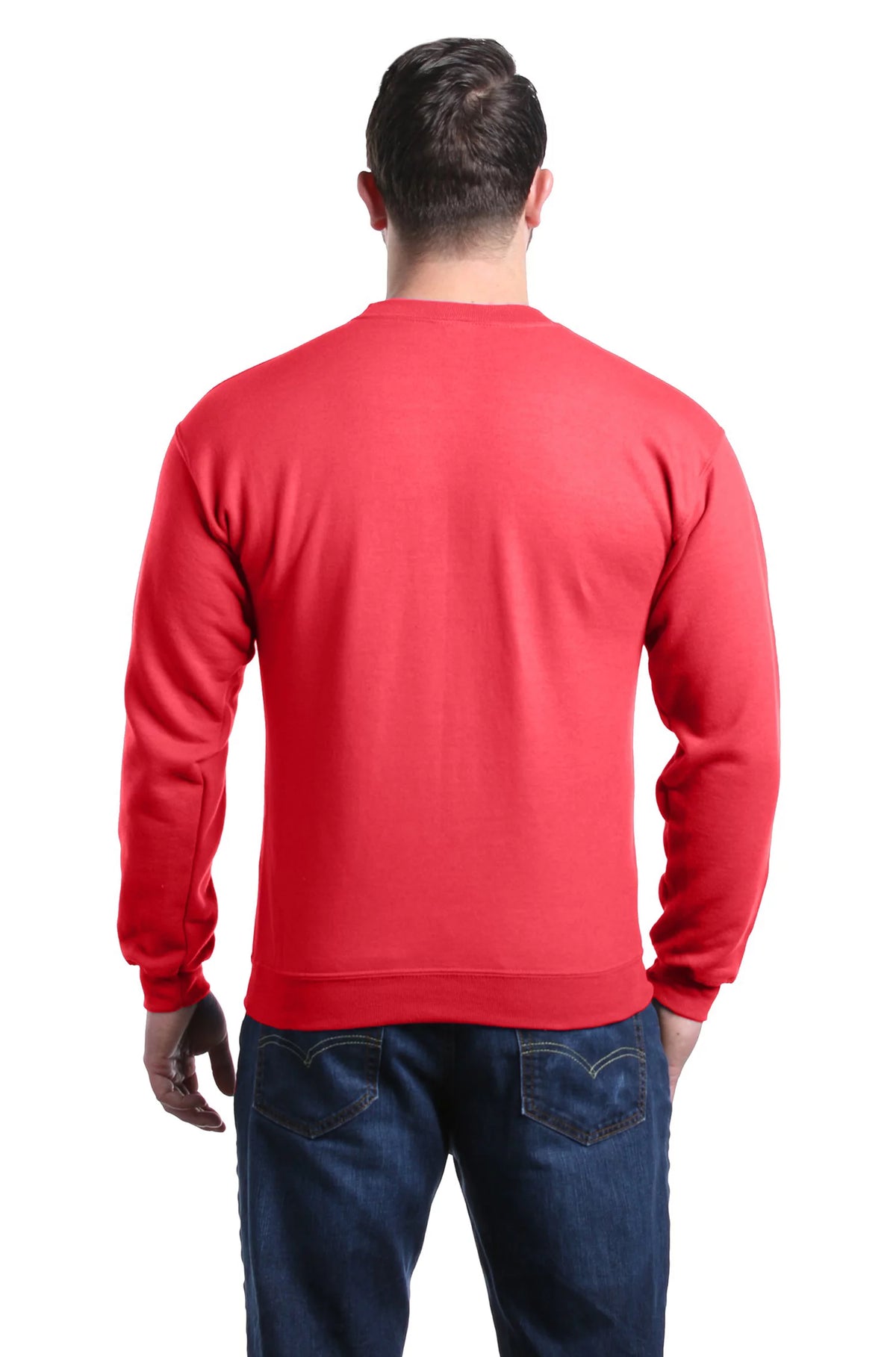 Men's Christmas Crewneck Sweatshirt Small Red N57155