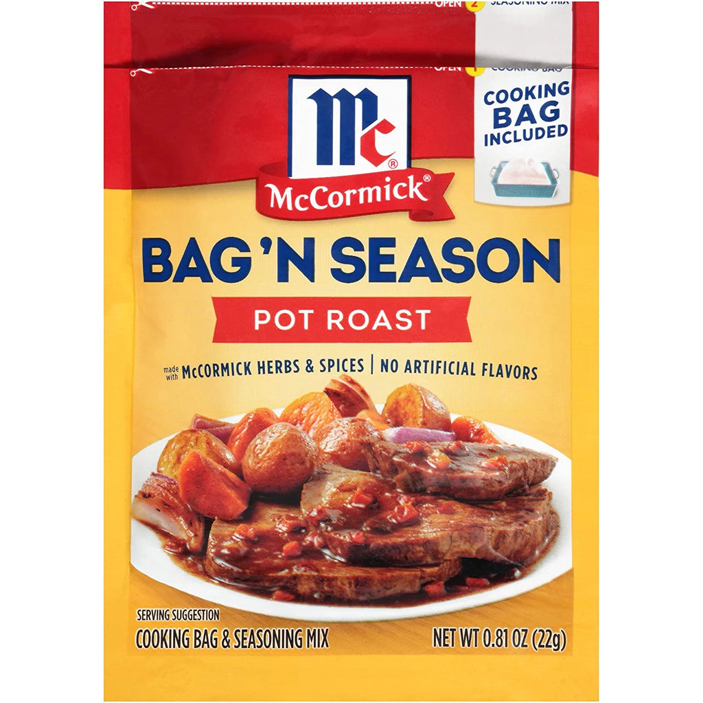 Pot Roast Cooking Bag & Seasoning Mix 0.81 Oz Pack Of 6 L535659