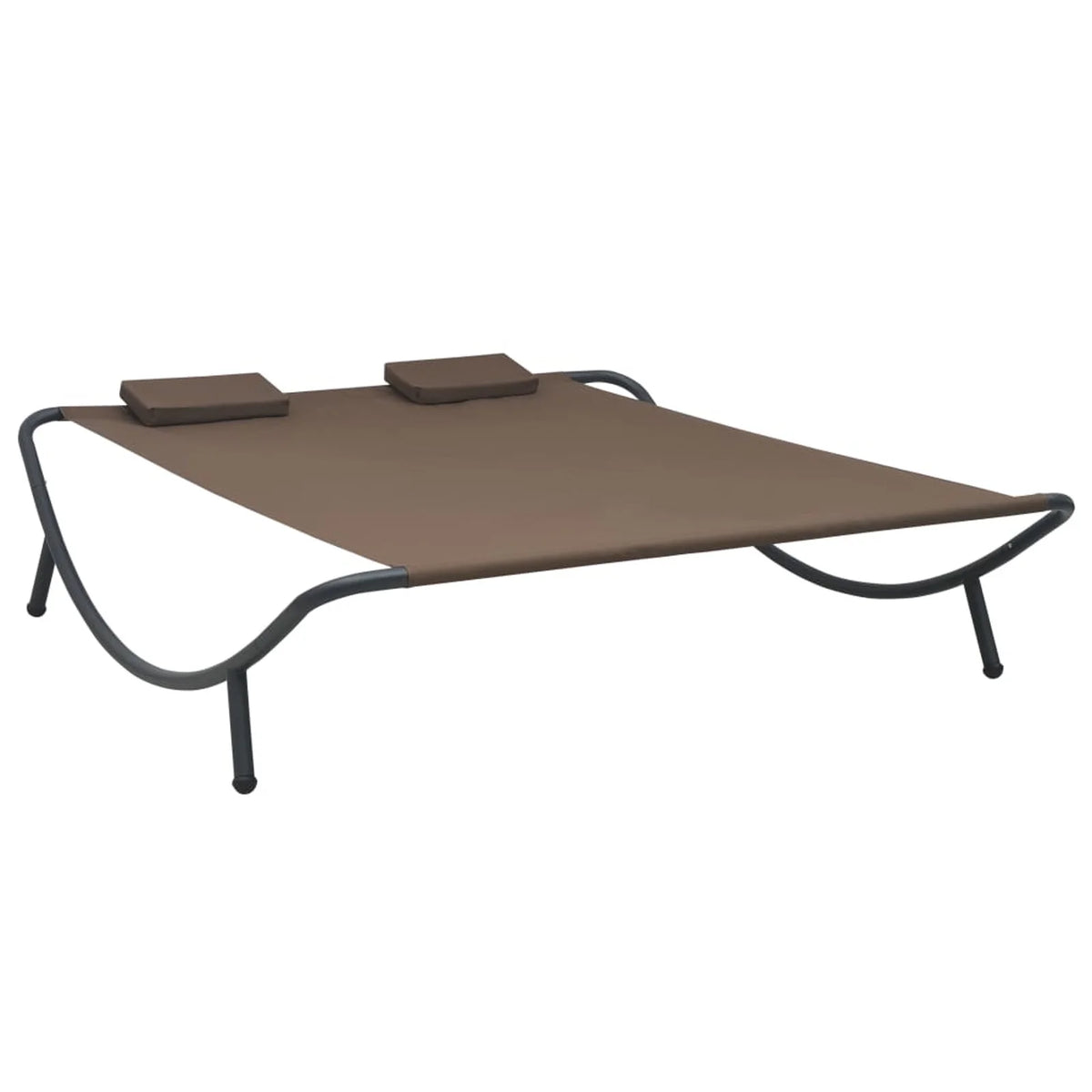 Brown Fabric Patio Bed X865