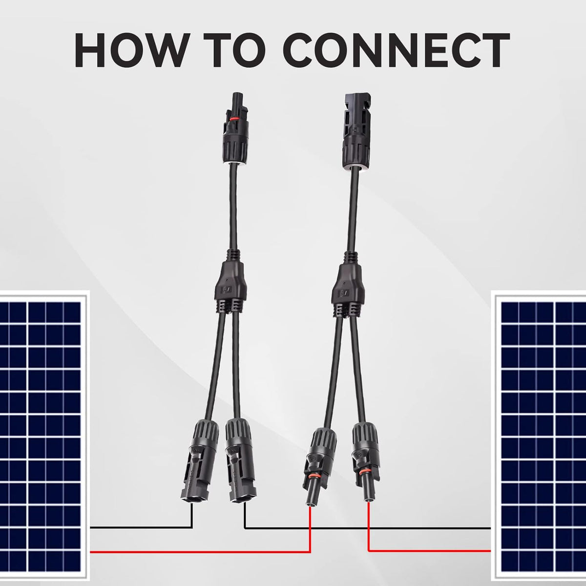 1 Pair Solar Panel Parallel Adapter G216