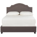 Dark Taupe Upholstered Bed Frame V3519
