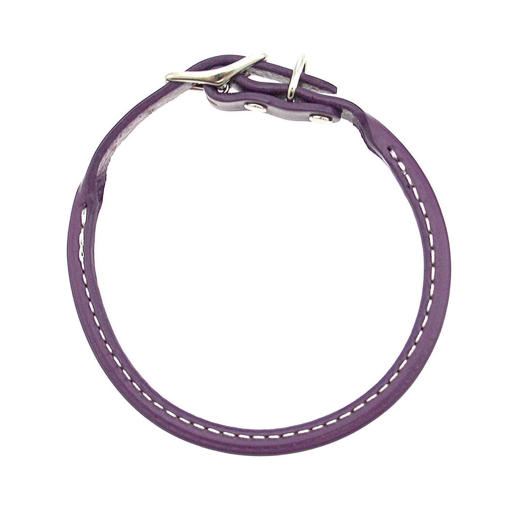 Leather Rolled Dog Collar E986400
